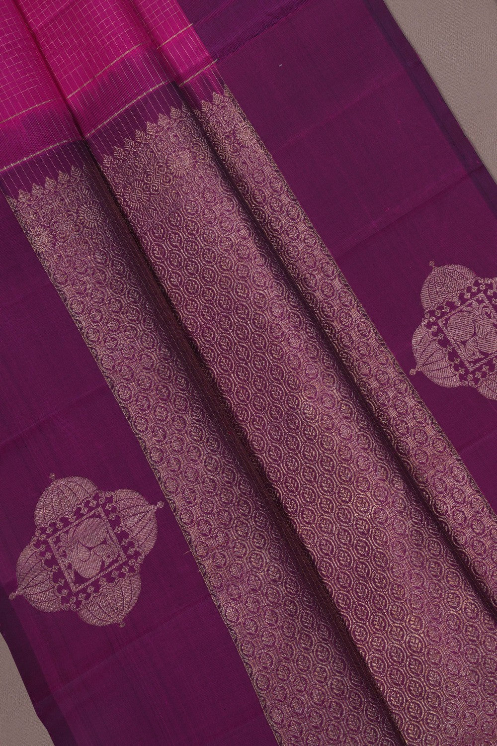 Image of Pink Arani Silk Saree
