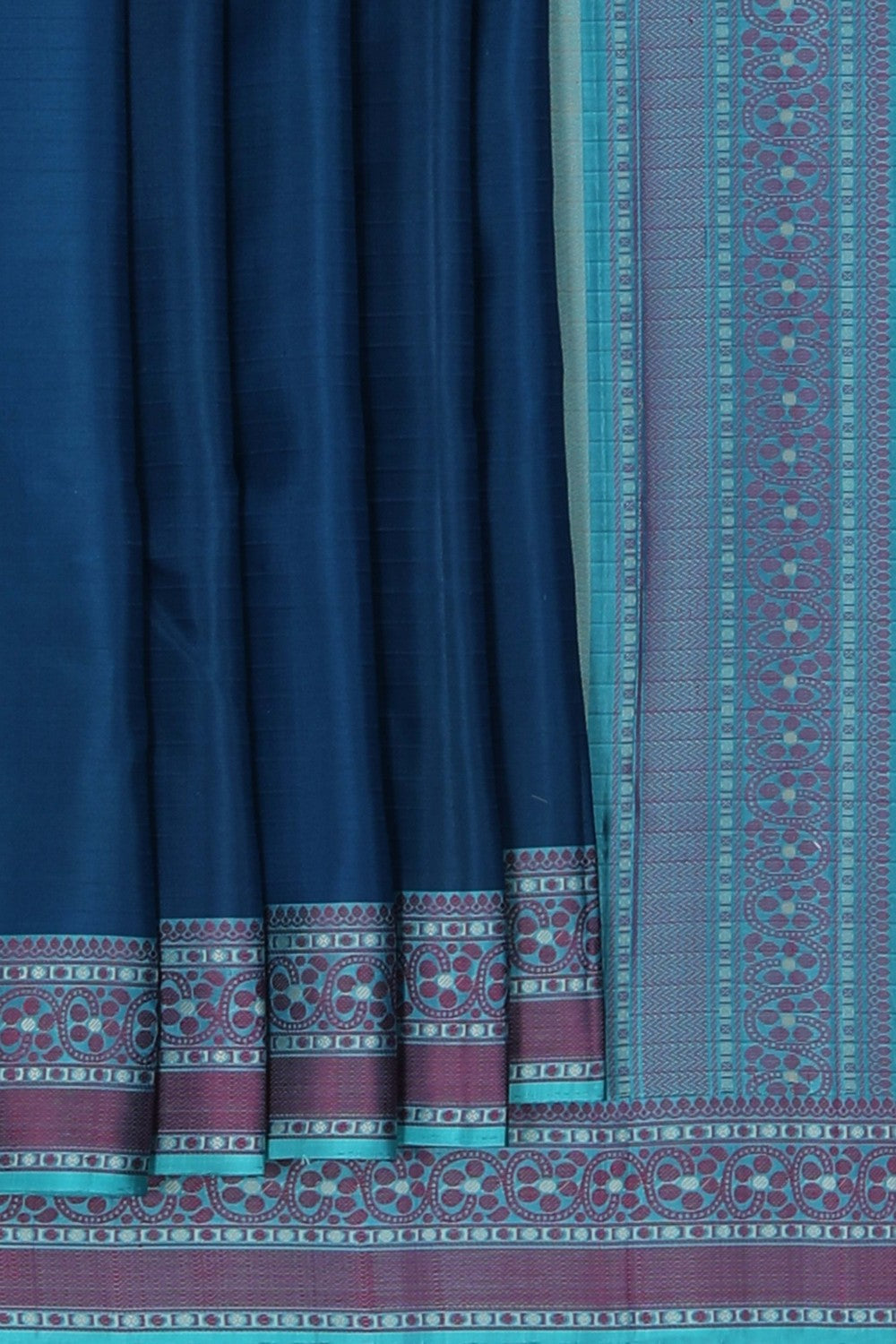 Image of Arani Silk Blue Saree
