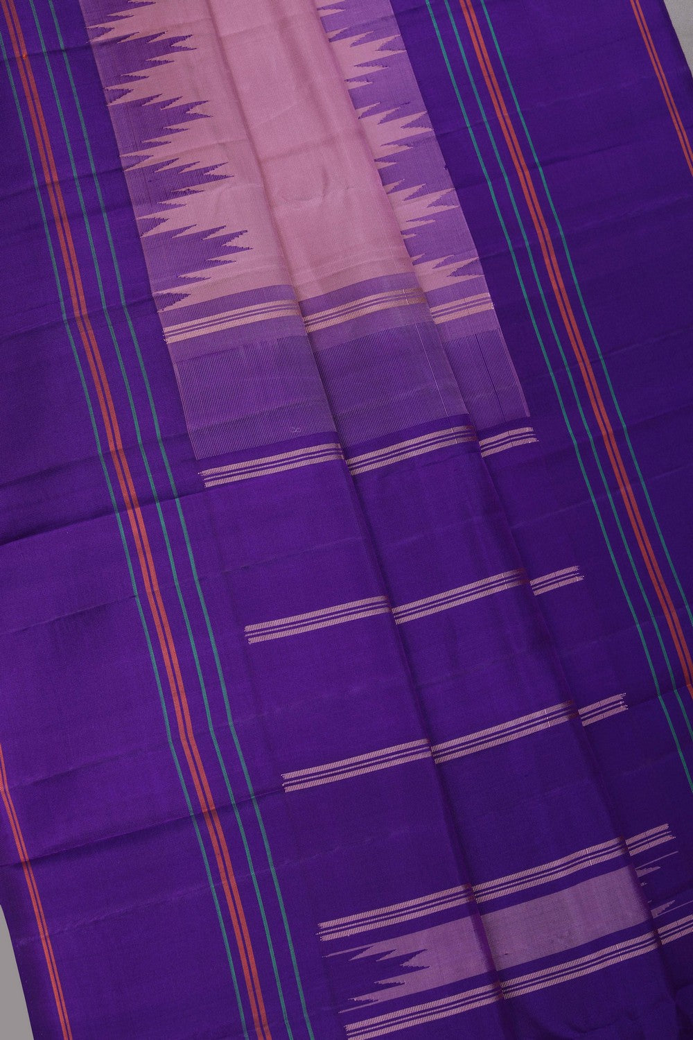 Image of Kanchipuram Silk Pink Saree