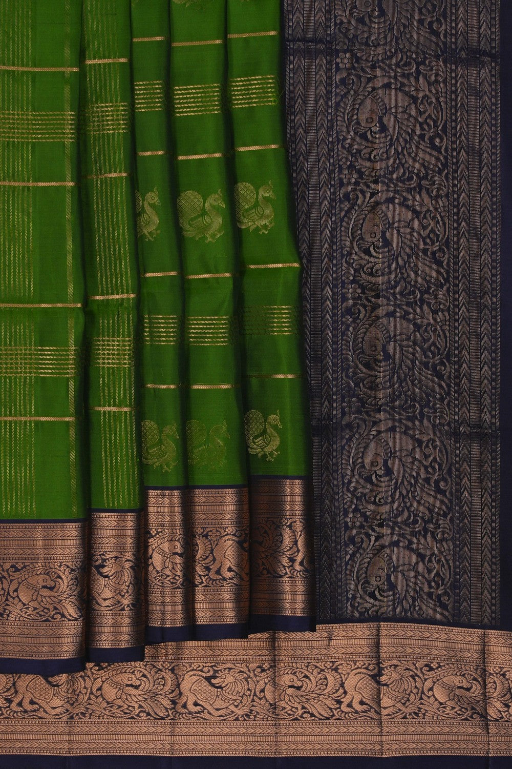 Image of South Silk Green Saree