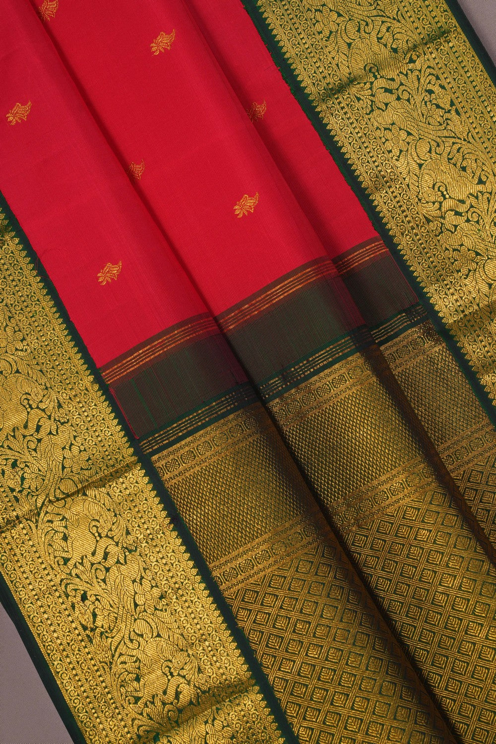 Image of A Pink Arani Silk Saree