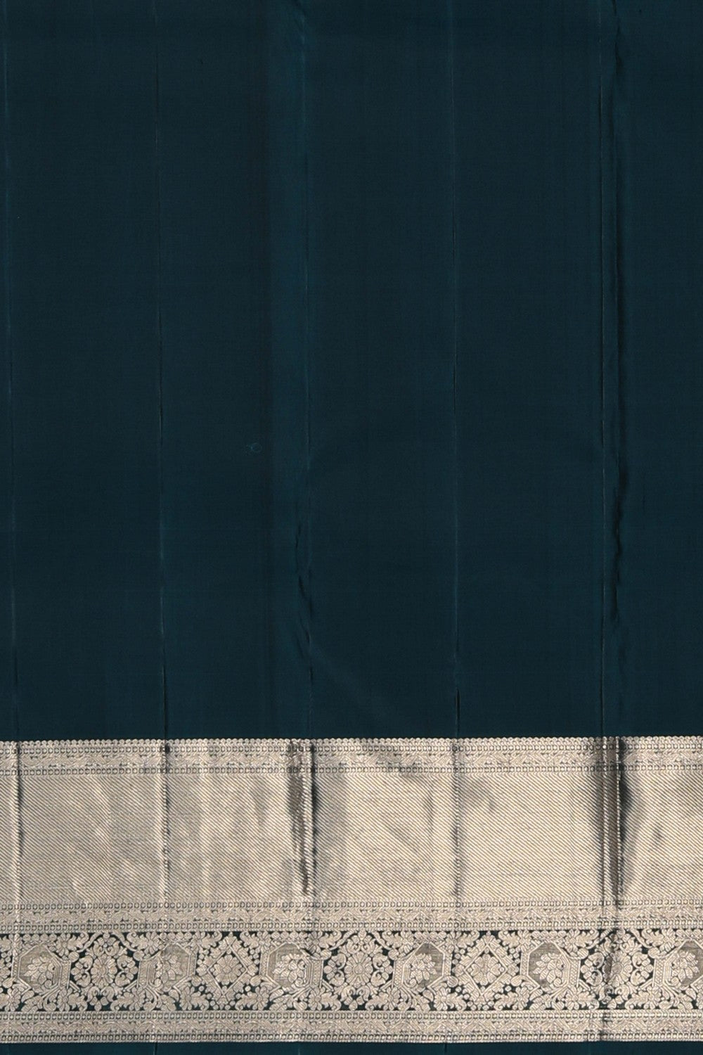 Image of Kanchipattu Brocade Peacock Blue Saree