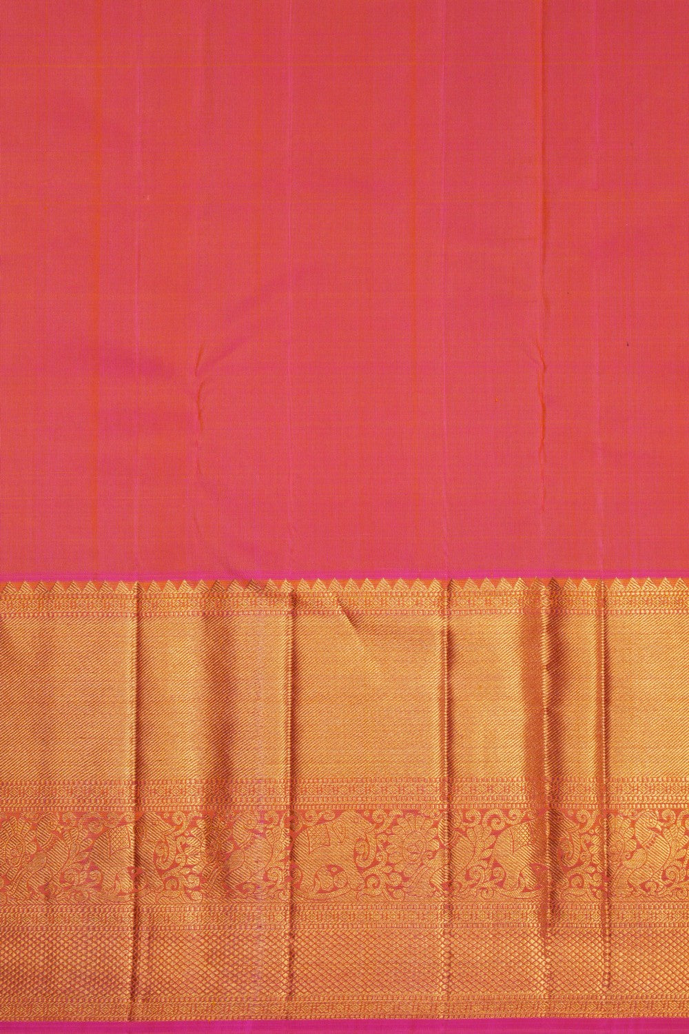 Image of Yellow Brocade Kanchipattu Saree