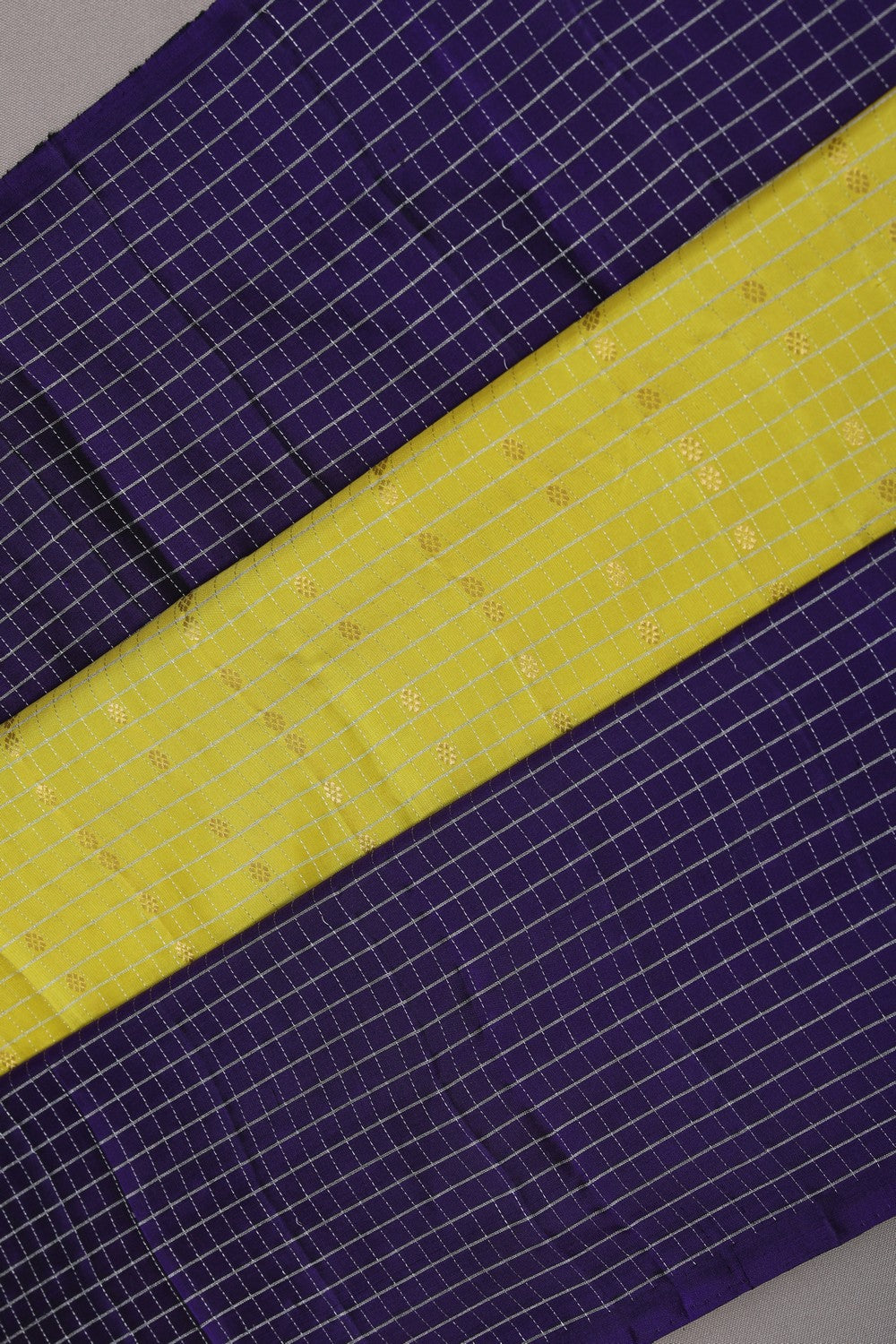Image of Kanchi Silk Yellow Saree