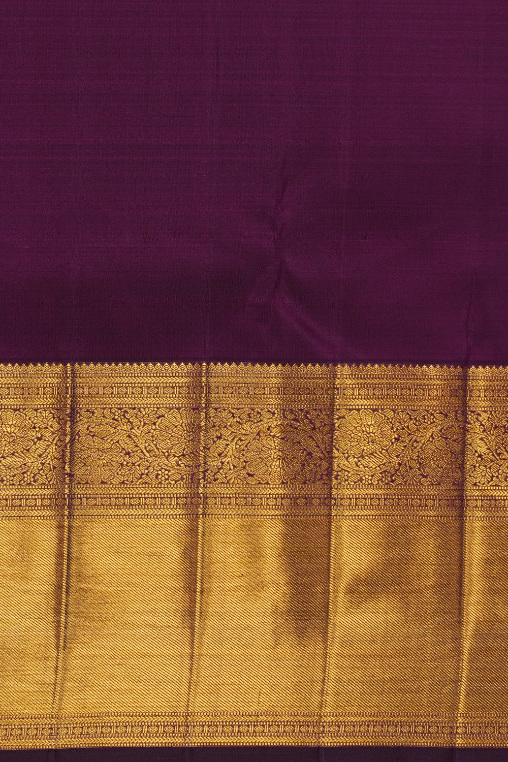 Image of Arani Silk Brocade Violet Saree