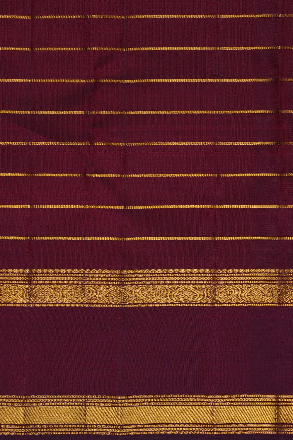 Image of Arani Silk Kattam Red Saree