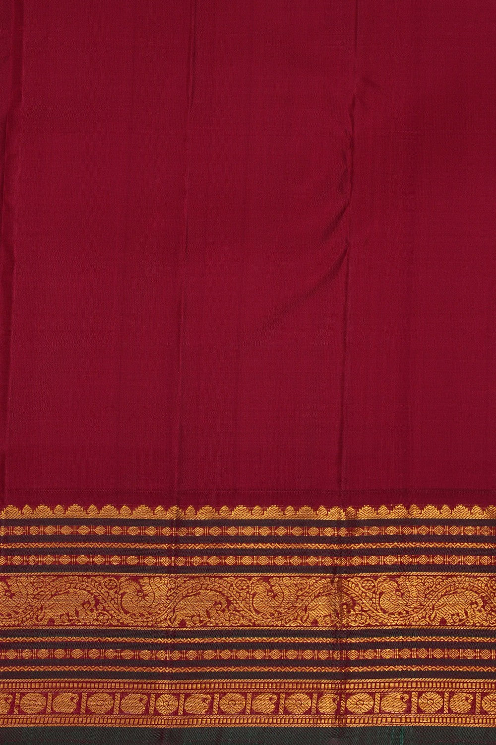 Image of Arani Silk Off-White Saree