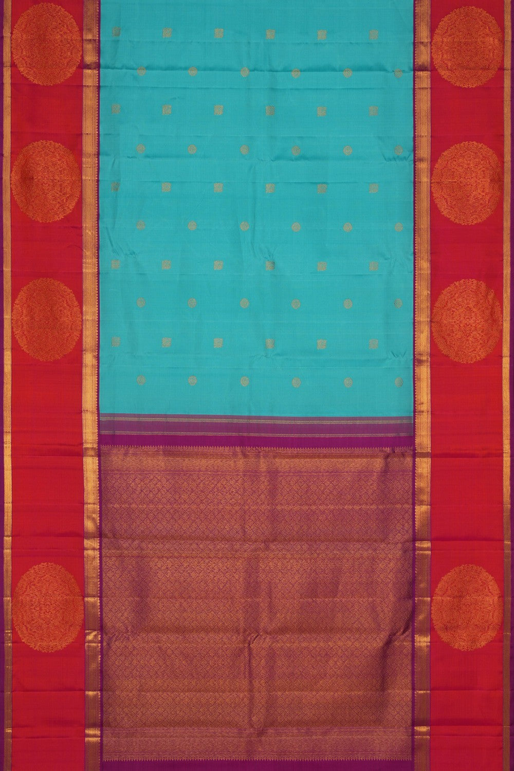 Image of Arani Silk Brocade Onion-Pink Saree