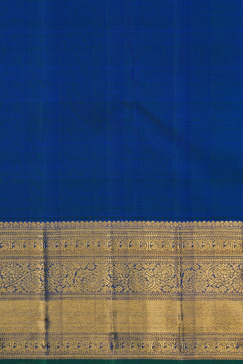 Image of Kanchipattu Brocade Blue Saree