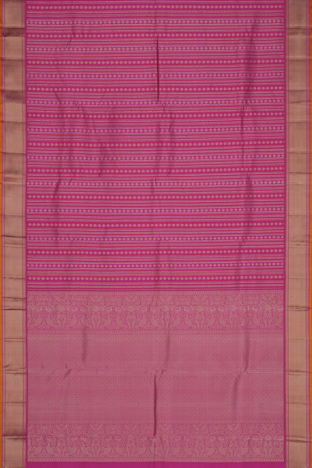 Image of Kanchipuram Silk Pink Saree