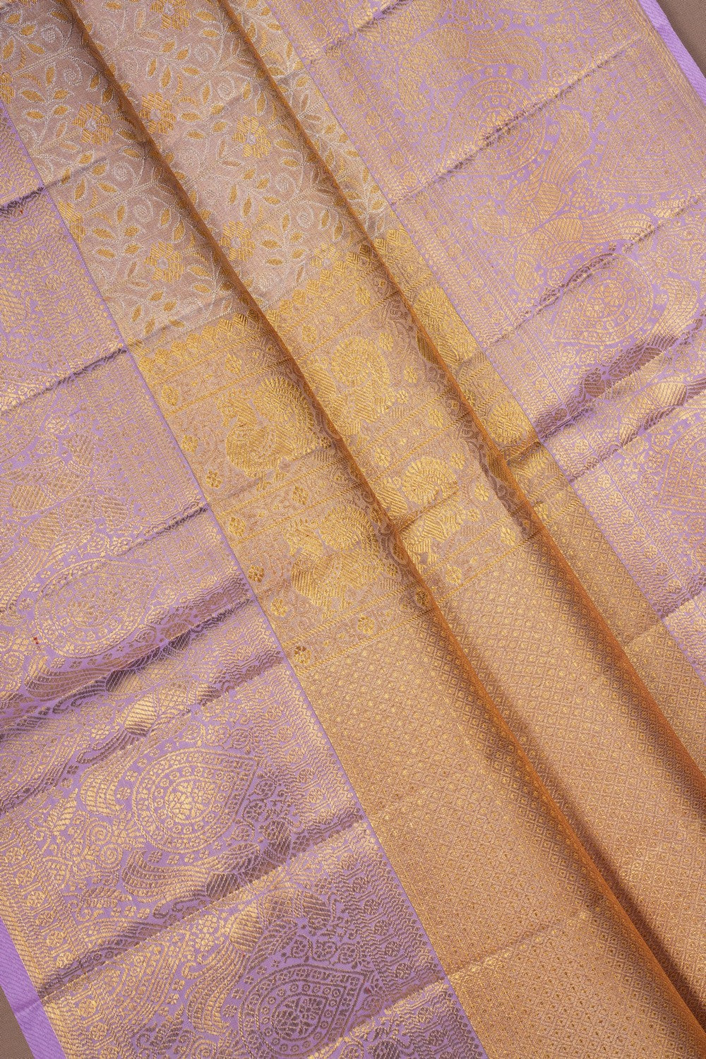 Image of Tissue Brocade Kanchipattu Saree