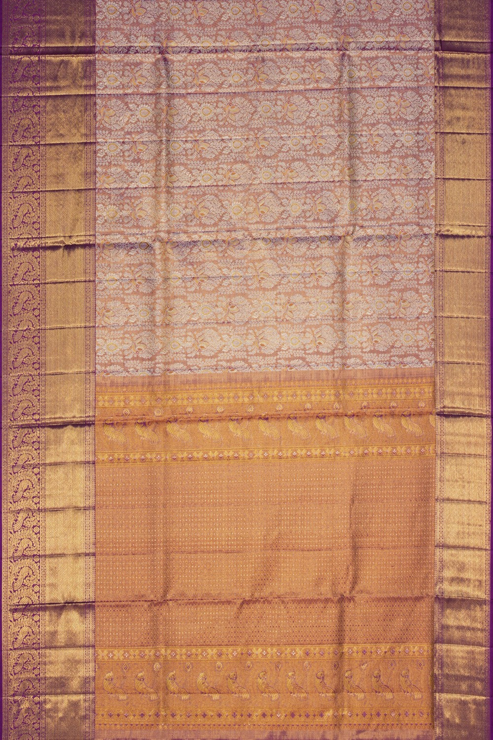 Image of Tissue Brocade Kanchipattu Saree