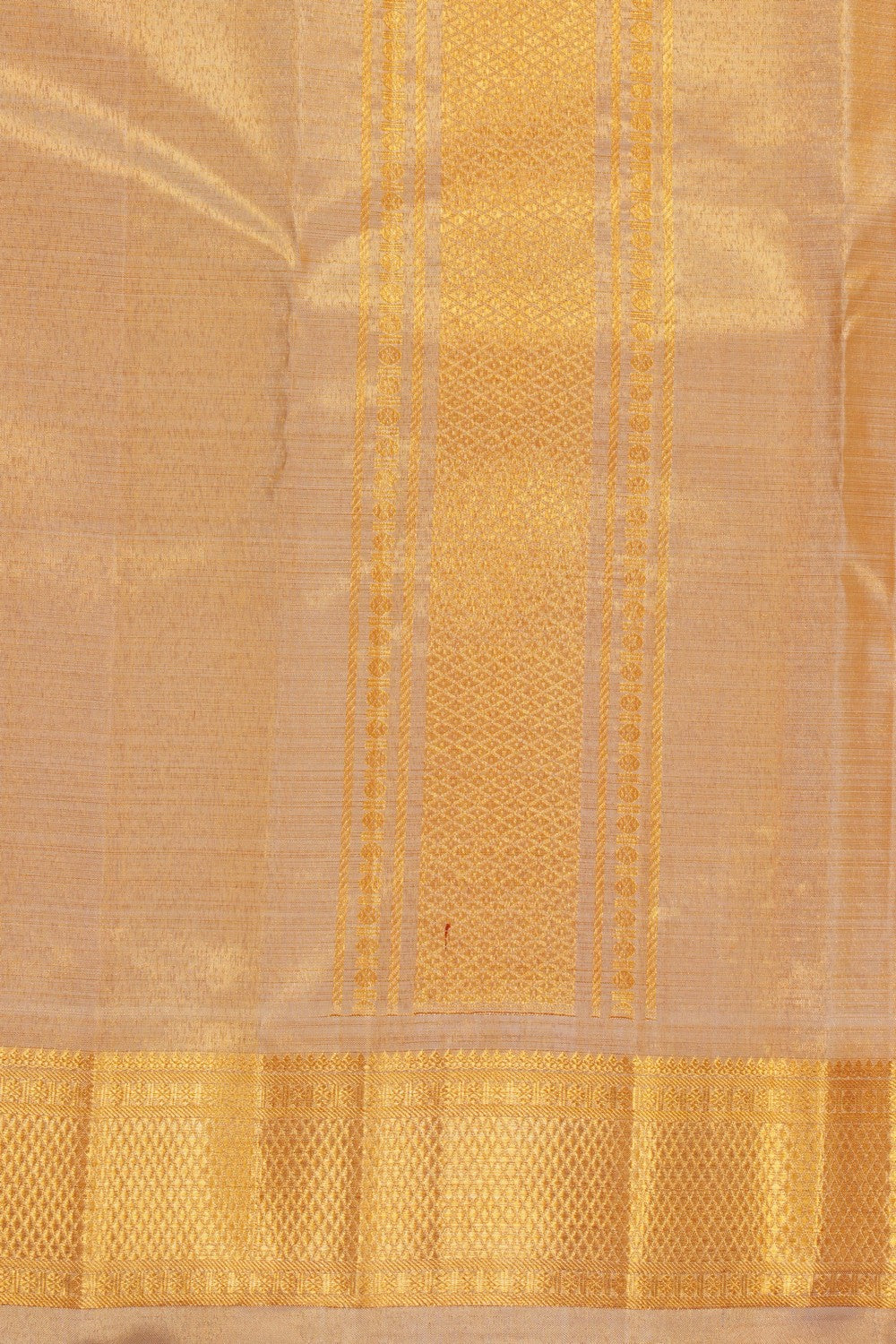 Image of Kanchi Tissue Silk Dhoti With Kanduva (8 X 4) 3 PCS Set