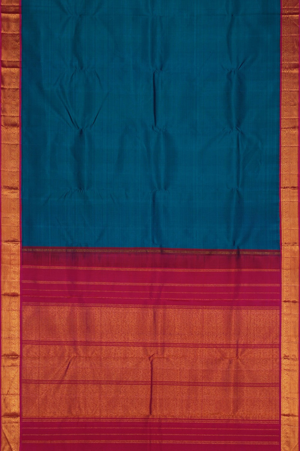Image of Arani Silk Blue Saree