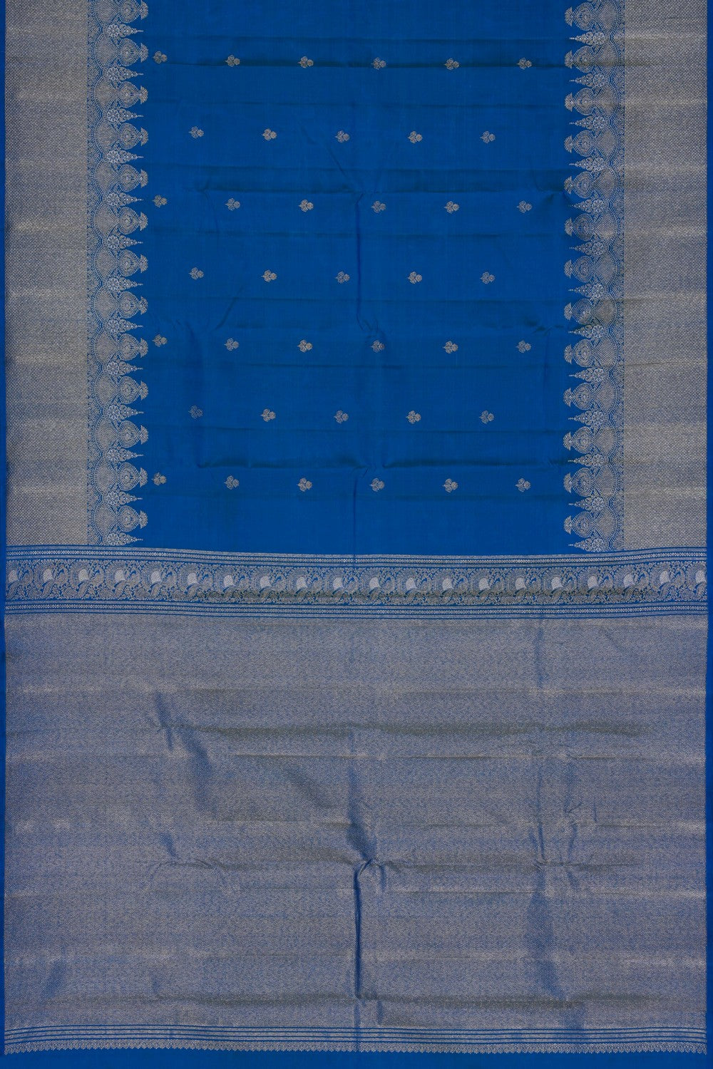 Image of Arani Silk Blue Saree