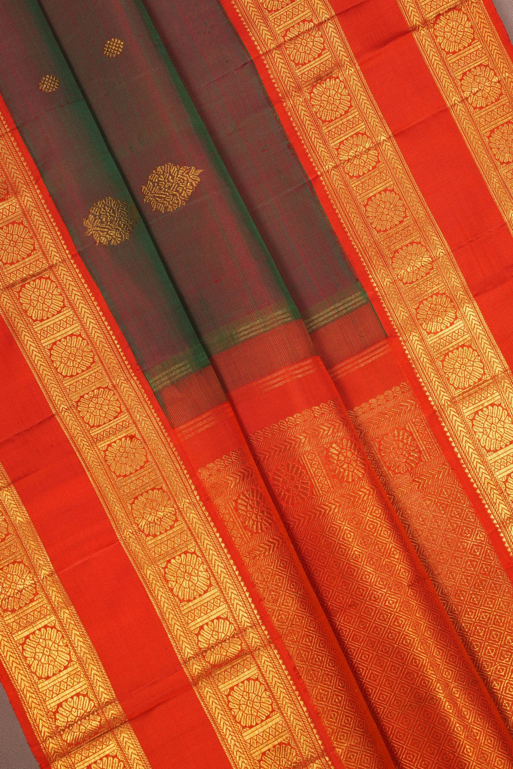 Image of Arani Silk Green Saree