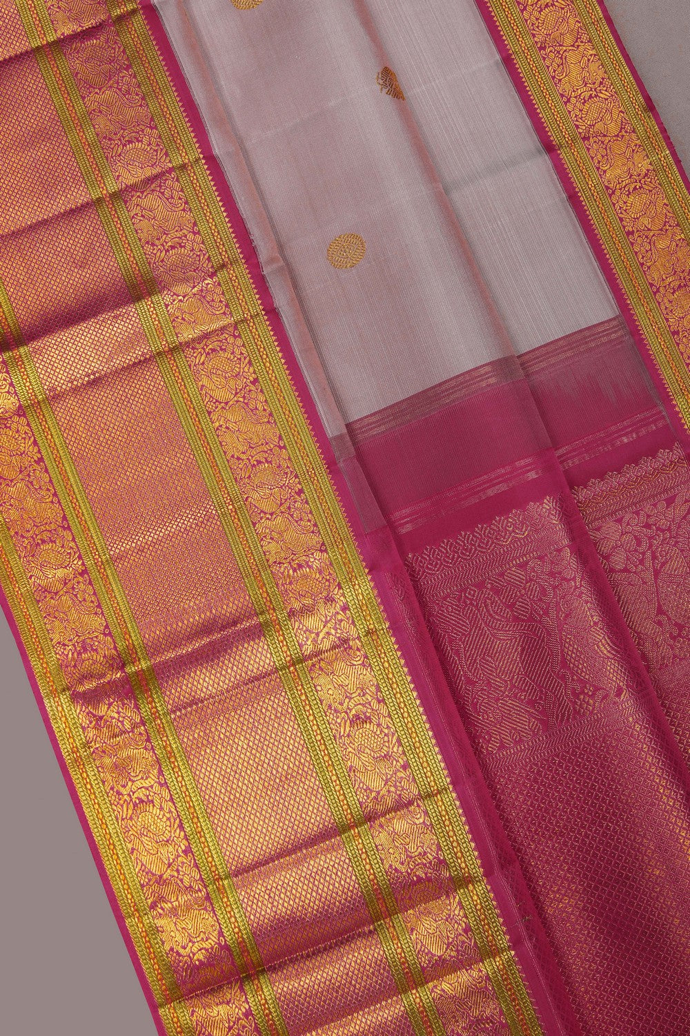 Image of Arani Silk Brown Saree