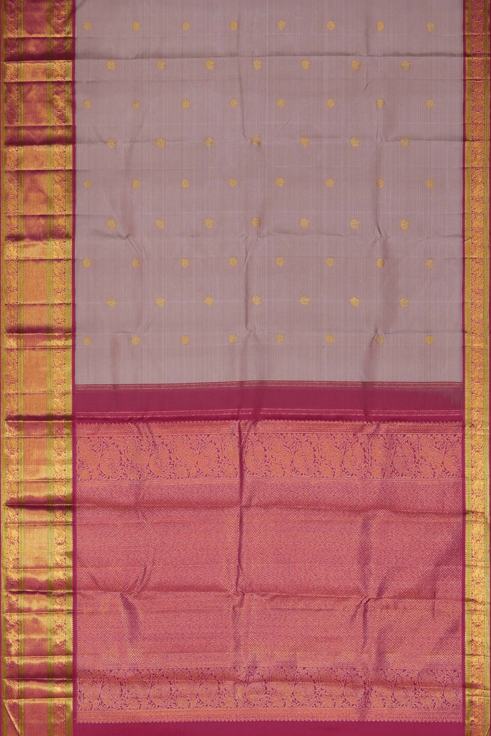 Image of Arani Silk Brown Saree