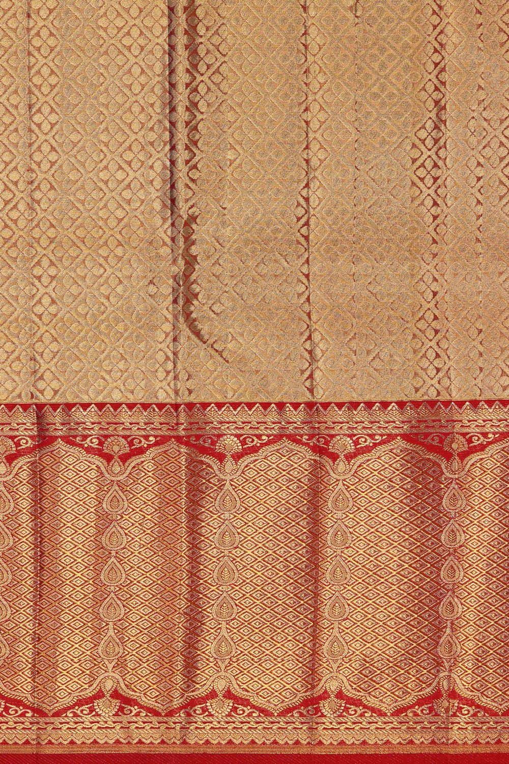Image of Kanchi Pattu Pavadai Unstitched Set