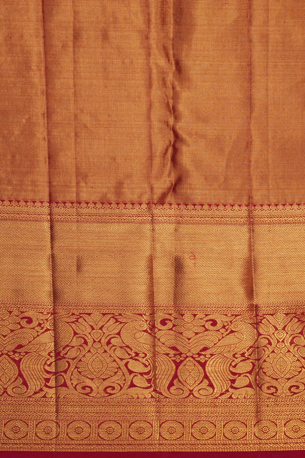 Image of Kanchipattu Tissue Brocade Gold Saree
