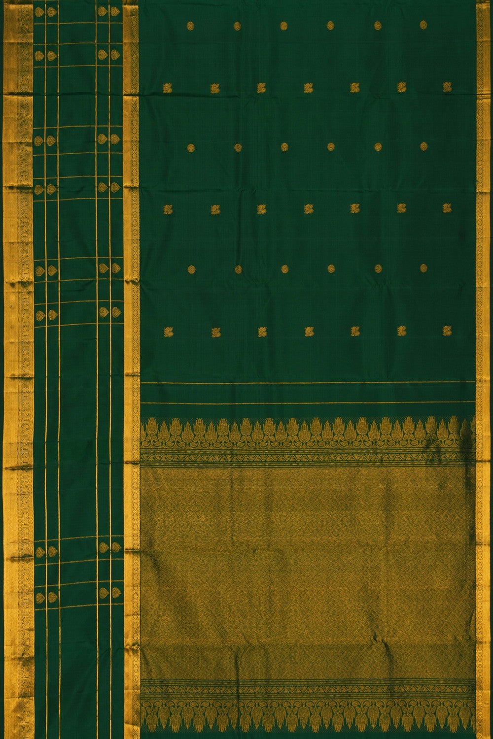 Image of Kanchi Silk Green Saree