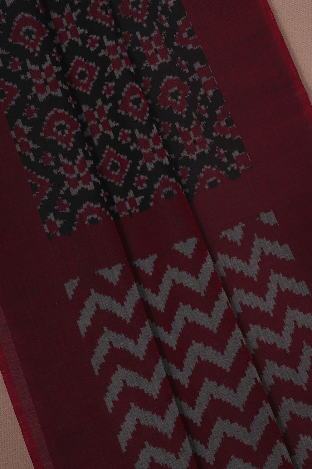 Image of Pochampally Ikat Silk Saree