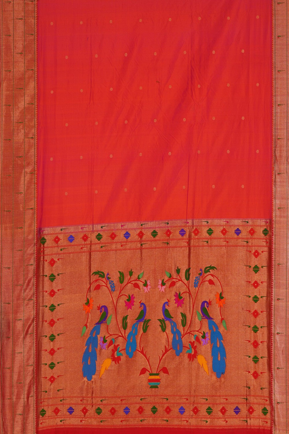 Image of Paithani Silk Pink Saree