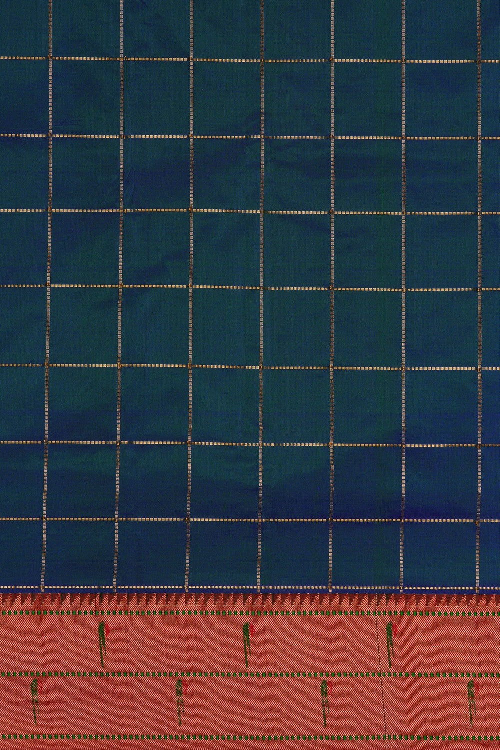 Image of Paithani Silk Blue Saree
