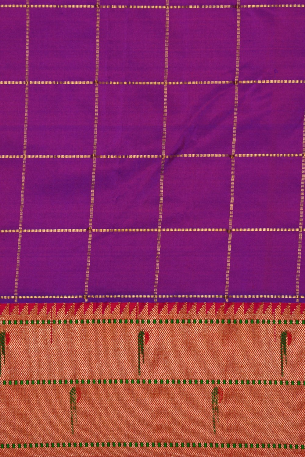 Image of Paithani Silk Purple Saree
