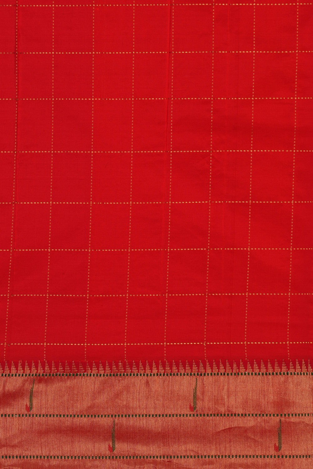 Image of Paithani Silk Green Saree