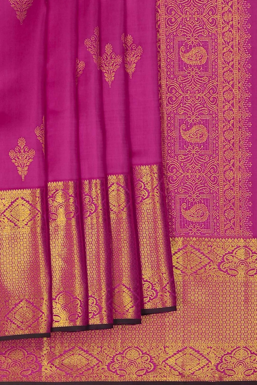 Image of Kanchi Silk Pink Saree