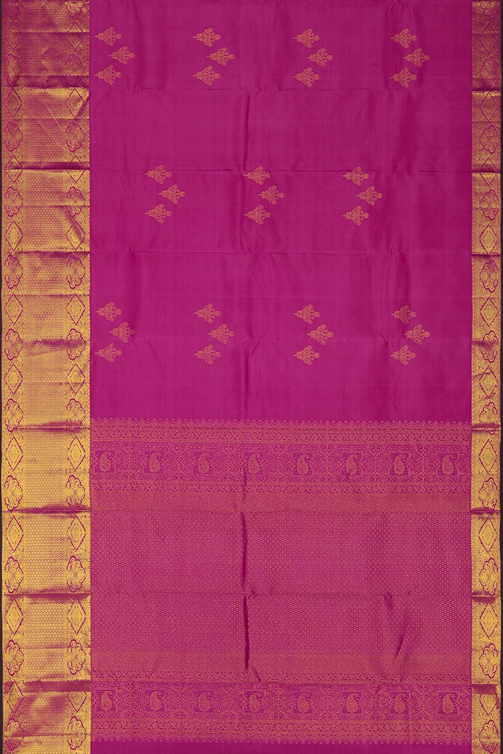 Image of Kanchi Silk Pink Saree