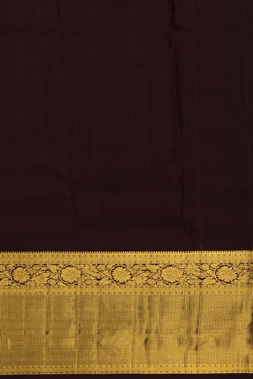Image of Kanchi Silk Rust-Orange Saree