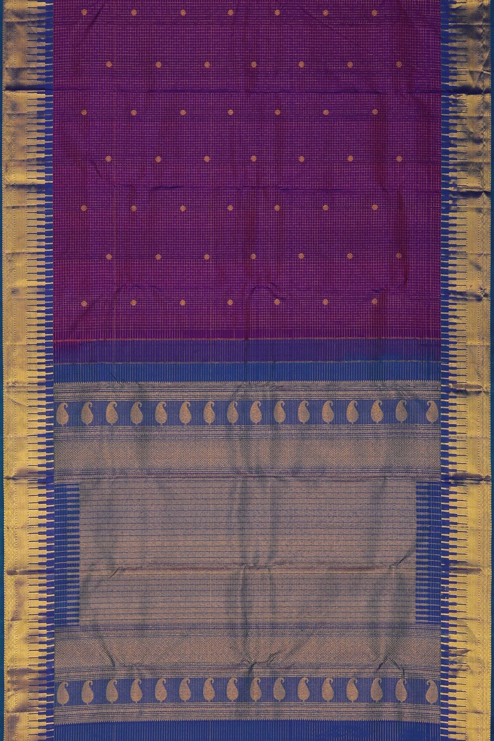 Image of Kanchi Silk Magenta Saree