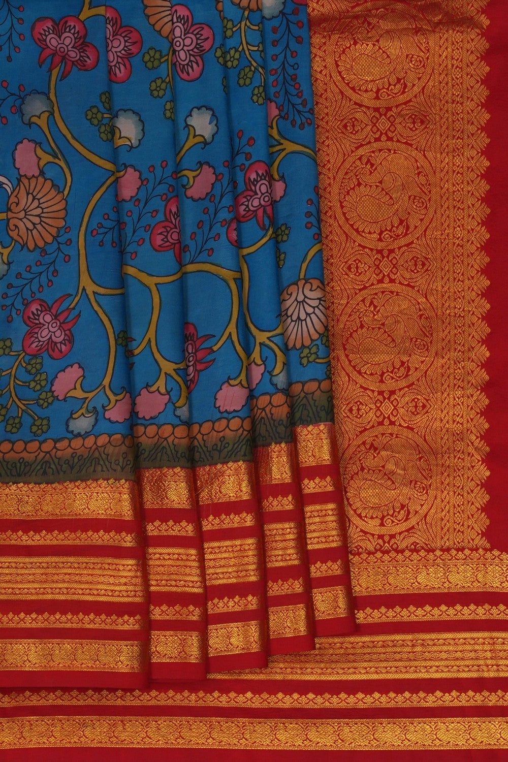 Image of Kalamkari Painting Saree