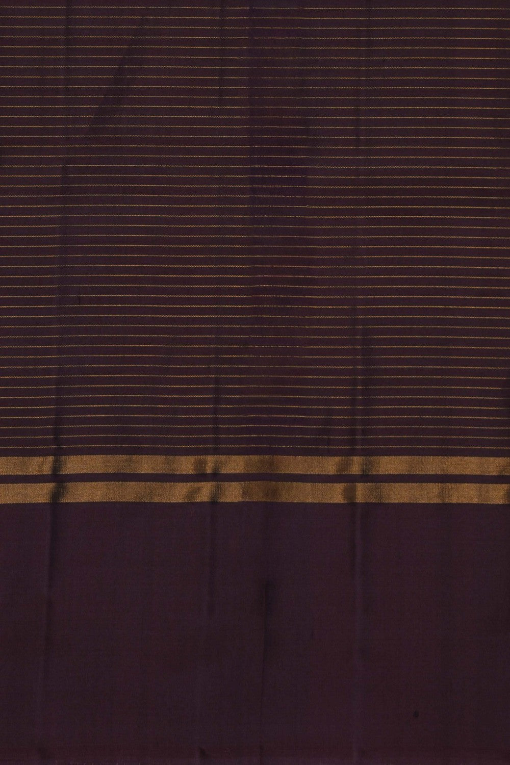 Image of Kanchi Silk Kattam Caramel Brown Saree