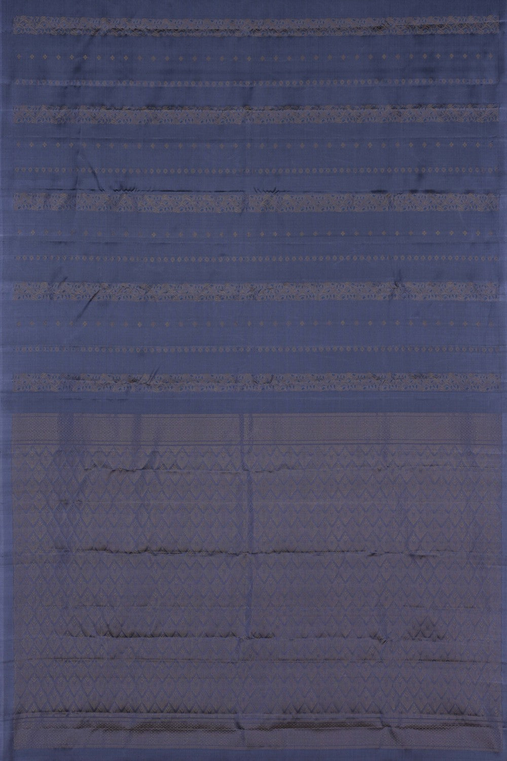 Image of Kanchi Silk Grey Saree