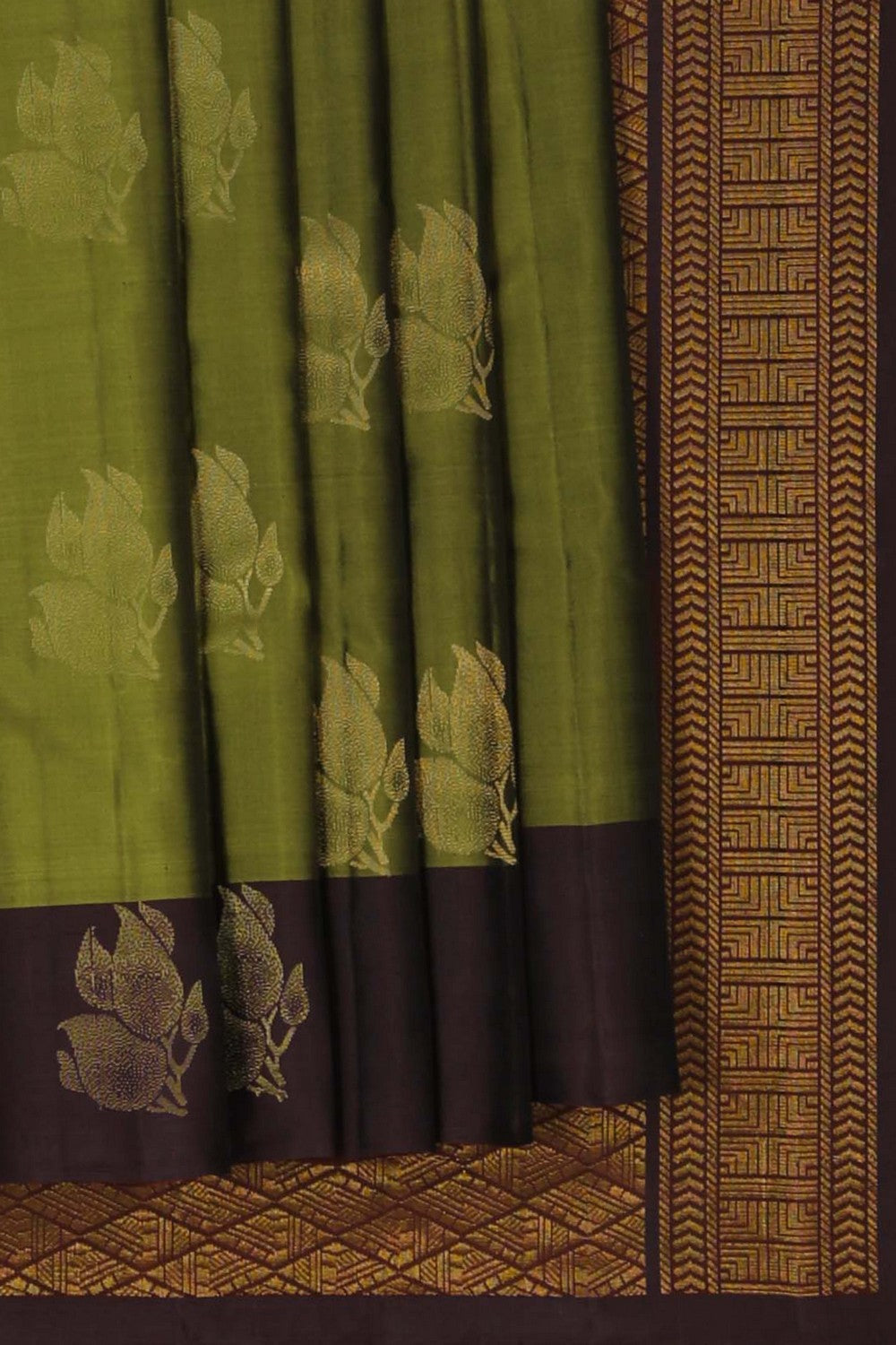 Image of Kanchi Silk Green Saree