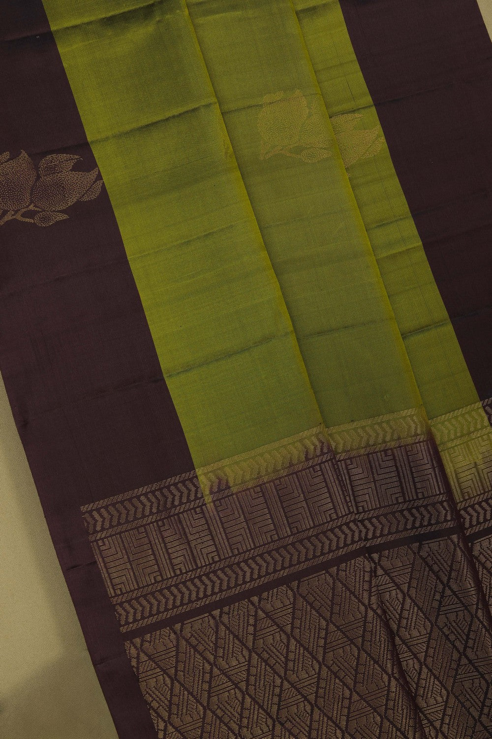 Image of Kanchi Silk Green Saree