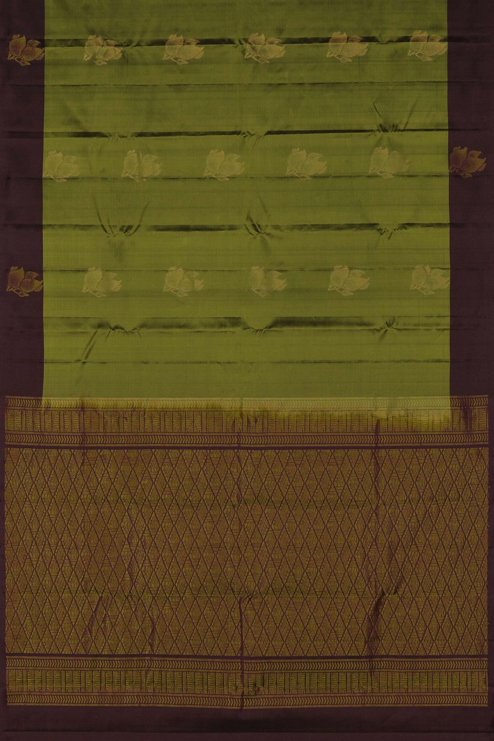 Image of Kanchi Silk Green Saree