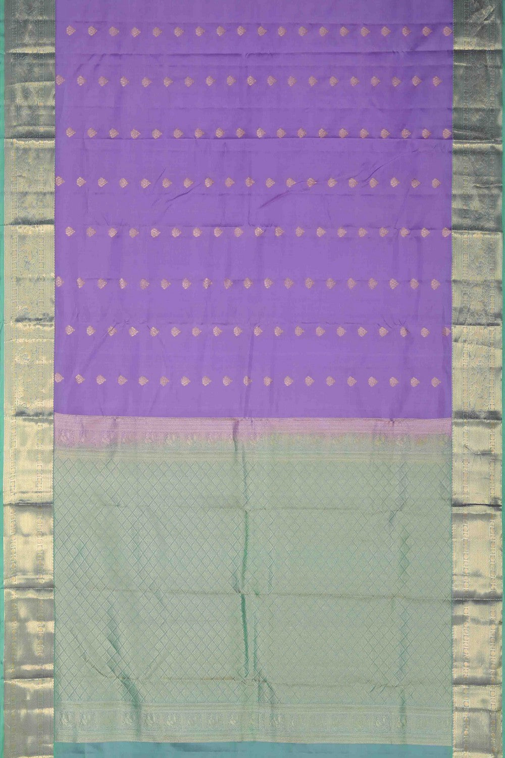 Image of Kanchi Silk Purple Saree