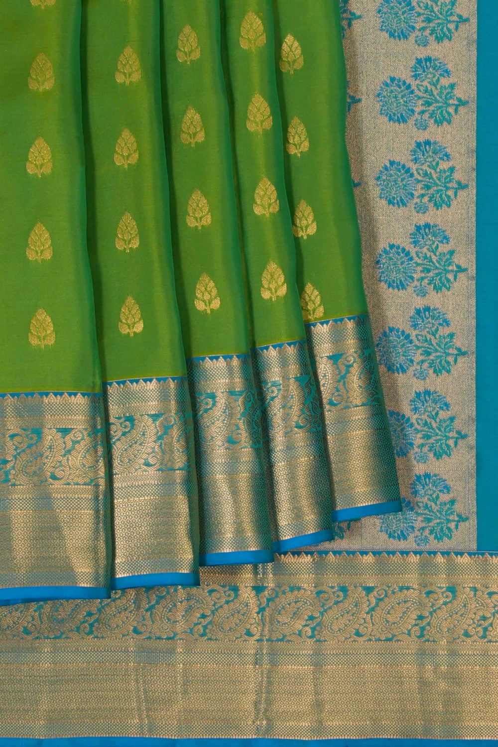 Image of Kanchi Silk Green Saree