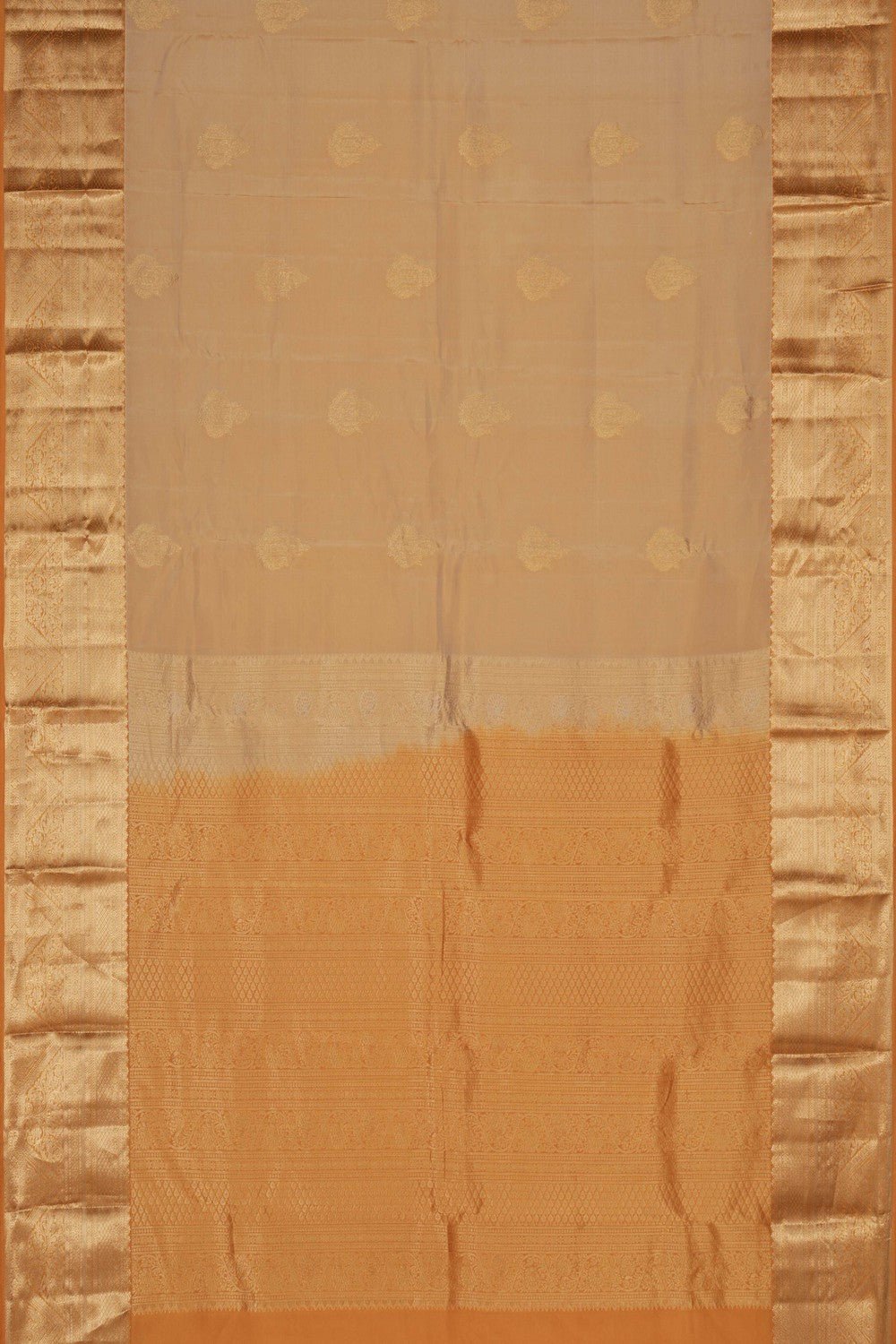 Image of Kanchi Silk Beige Saree