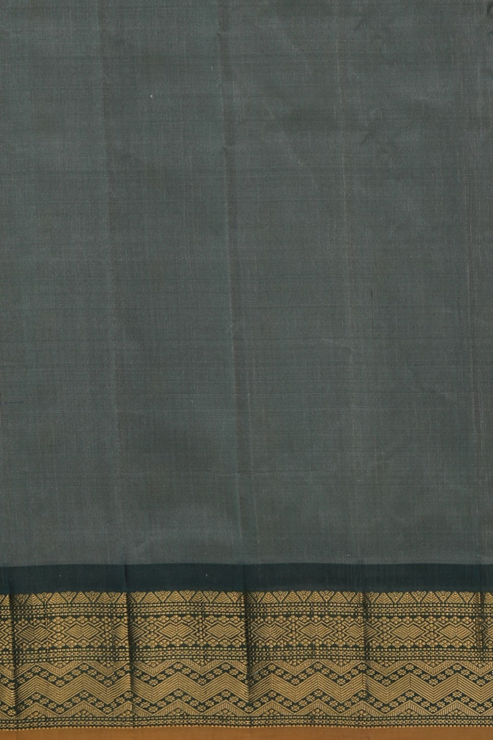 Image of Gadwal Cotton Silk Grey Saree