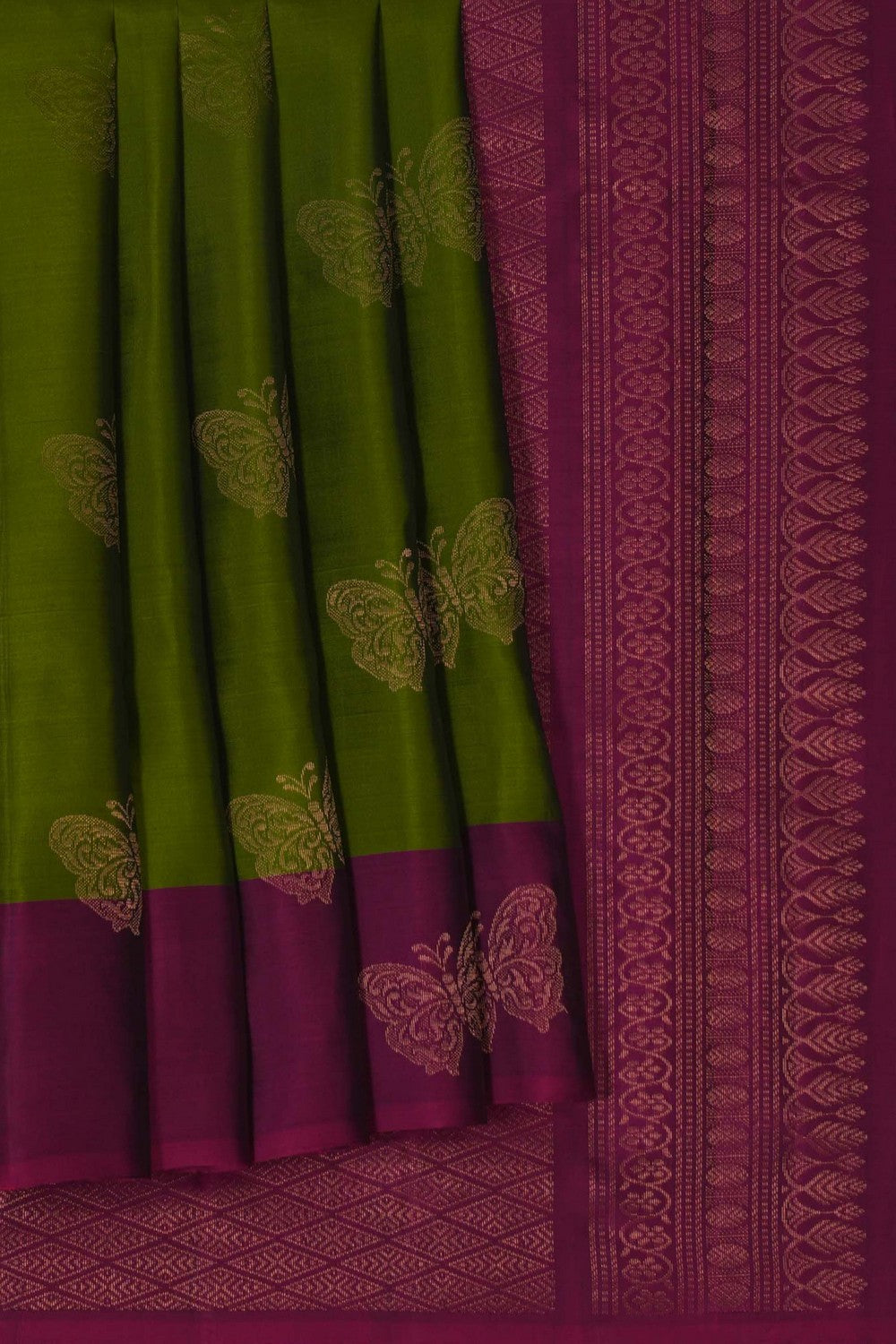Image of Kanchi Silk Green Saree