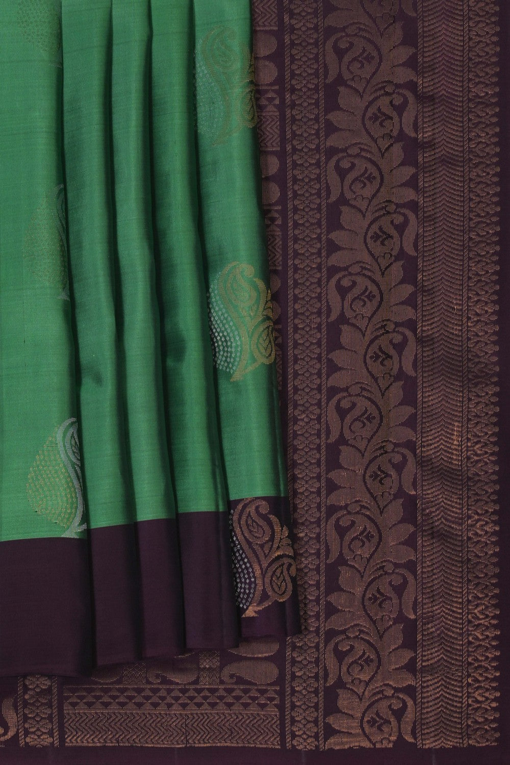 Image of Kanchi Silk Green Saree