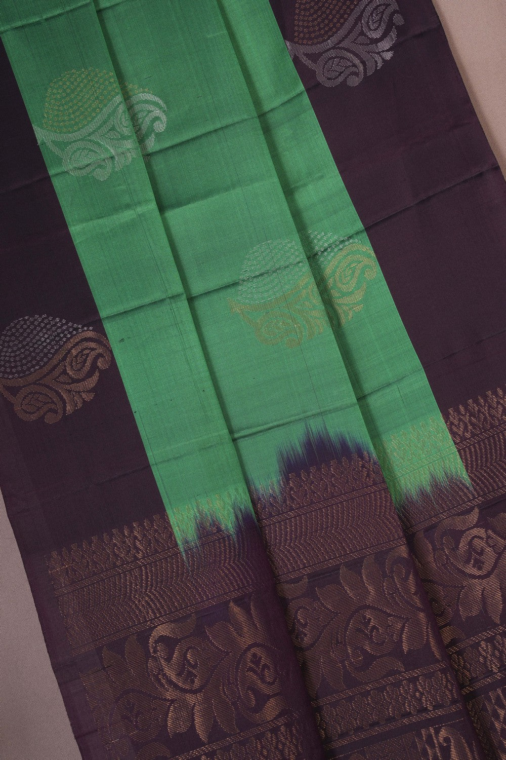 Image of Kanchi Silk Green Saree