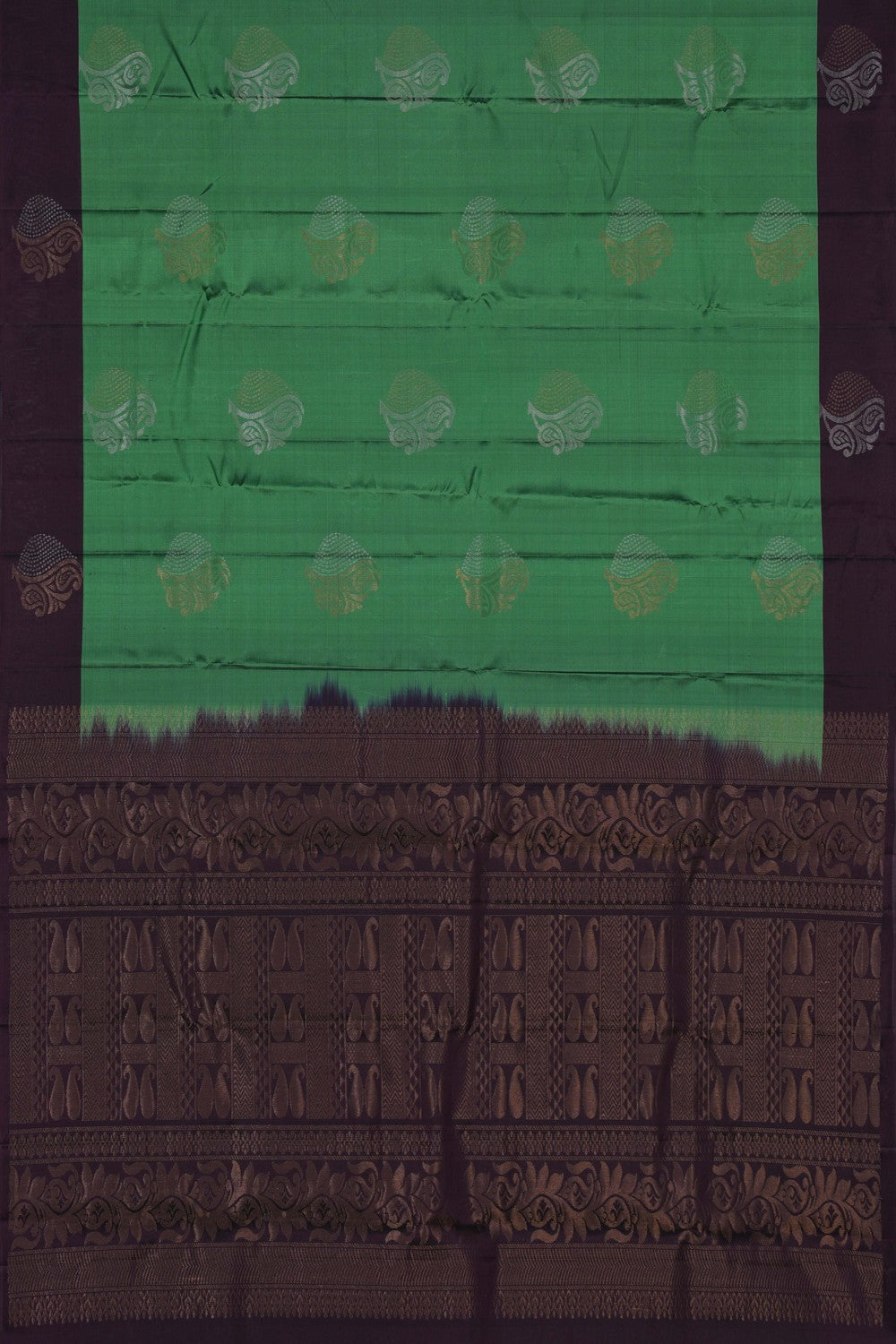 Image of Kanchi Silk Green Saree