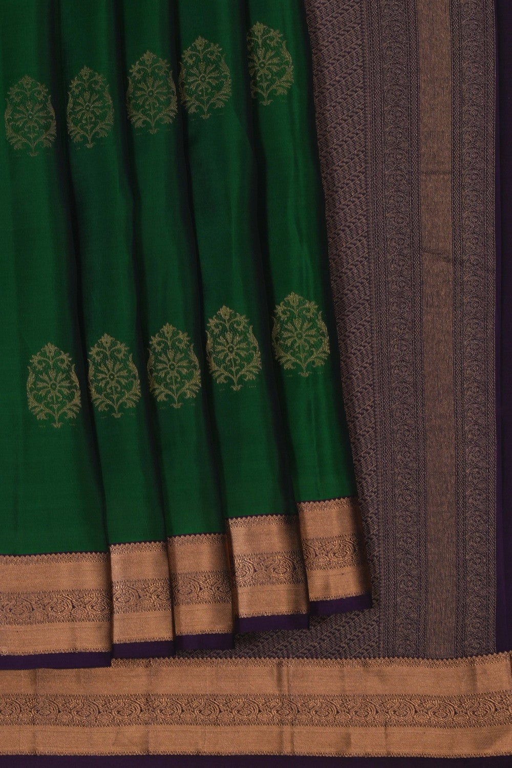 Image of Kanchi Silk Green Saree