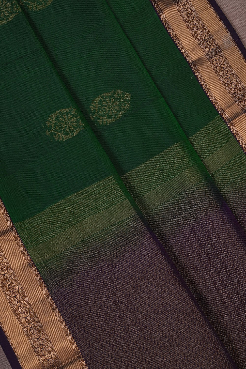 Image of Kanchi Silk Green Saree
